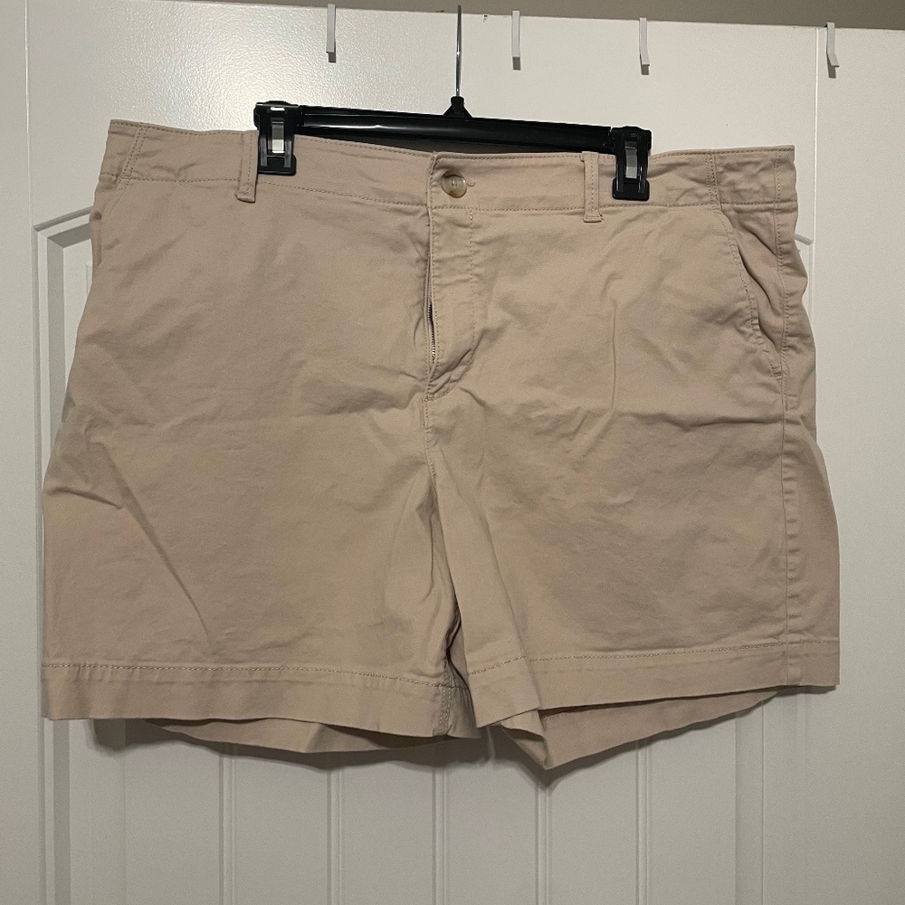 Loft- The Washed Twill Short 6” khaki